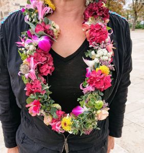 collier de fleurs